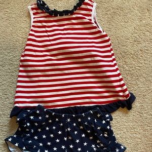 She She Made  4th of July Set!  Size 8